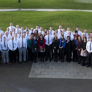 The staff who attended the conference at Lough Erne