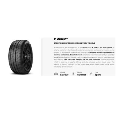 255/40R21 PIRELLI PZERO 102Y XL RO1