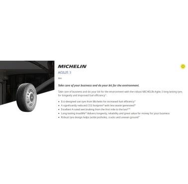 215/65R16C MICH AGILIS 3 109T