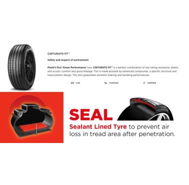 245/40WR19 PIRELLI CINT-P7 SEAL 94W