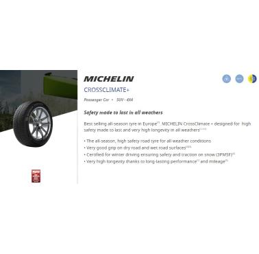 195/50VR15 MICH X-CLIM+ 86V XL