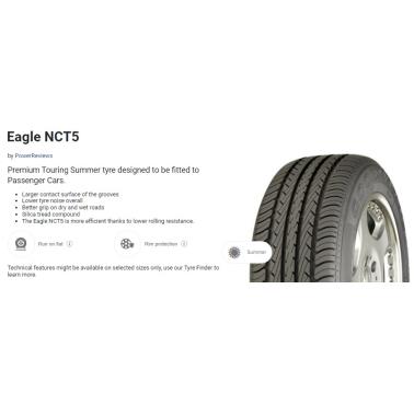 225/50R17 G/Y NCT5 ASY ROF 94W