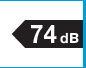 Noise 74 dBs